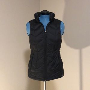 Black puffy vest